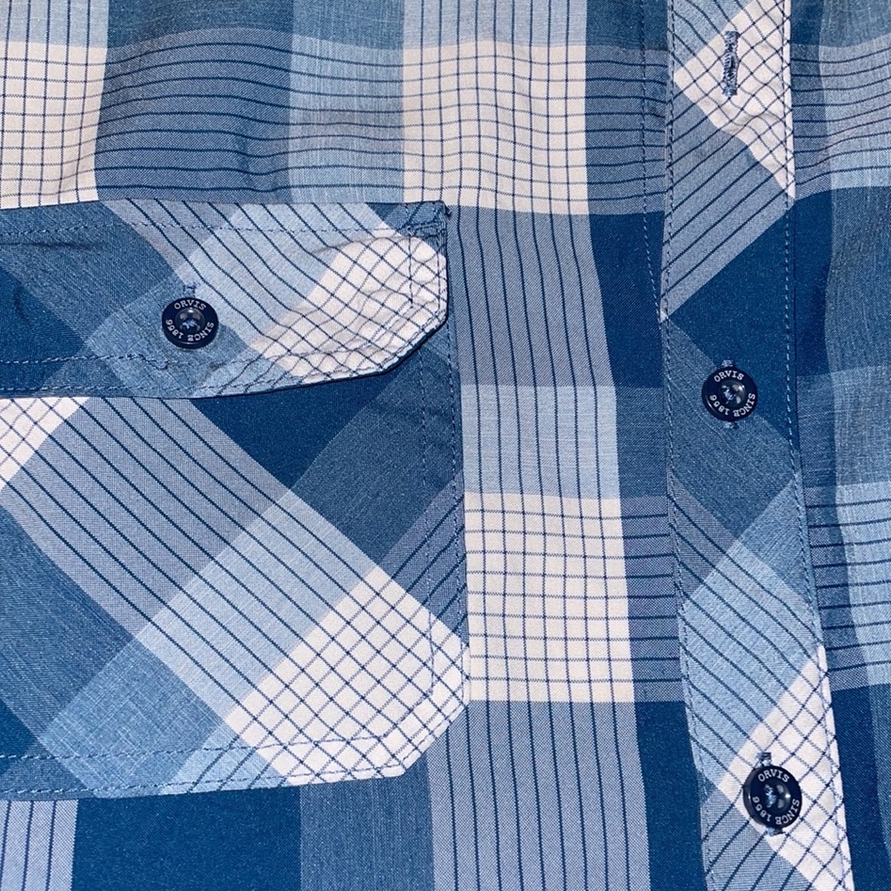 Orvis Mens Button Down Shirt - Picture 5 of 7